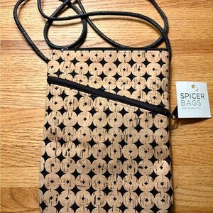 NWT Spicer Cork Crossbody Bag Handmade in San Francisco